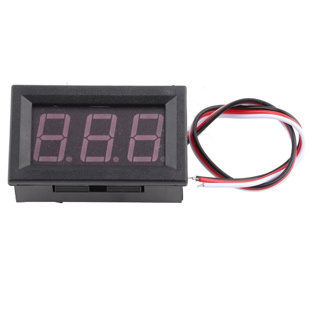 Medidor de voltaje Voltímetro LED voltímetro digital 056 \"para monitorear el voltímetro doméstico Voltímetro de la industria Medición de uso generalizado Amonsee Otros