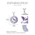 thumbnail image 6 of WINNICACA Phoenix Necklace 925 Sterling Silver Purple Crystal Pendant Phoenix Rising Jewelry Birthday Valentines Mothers Day Gifts for Women, 6 of 6