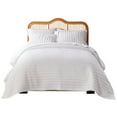 thumbnail image 4 of Greenland Home Ruffled 100% Cotton Quilt Set, White Basic Coordinate, 3-Piece Full/Queen, 4 of 8