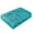 Byzantium Turquoise, variant on Organic Club Crimson Roses Cotton Throw Blanket 80.7x63" (205x160 cm) Terry Throw Wrap Cotton Blanket Couch Sofa or Bed Picnic Blanket, Pink