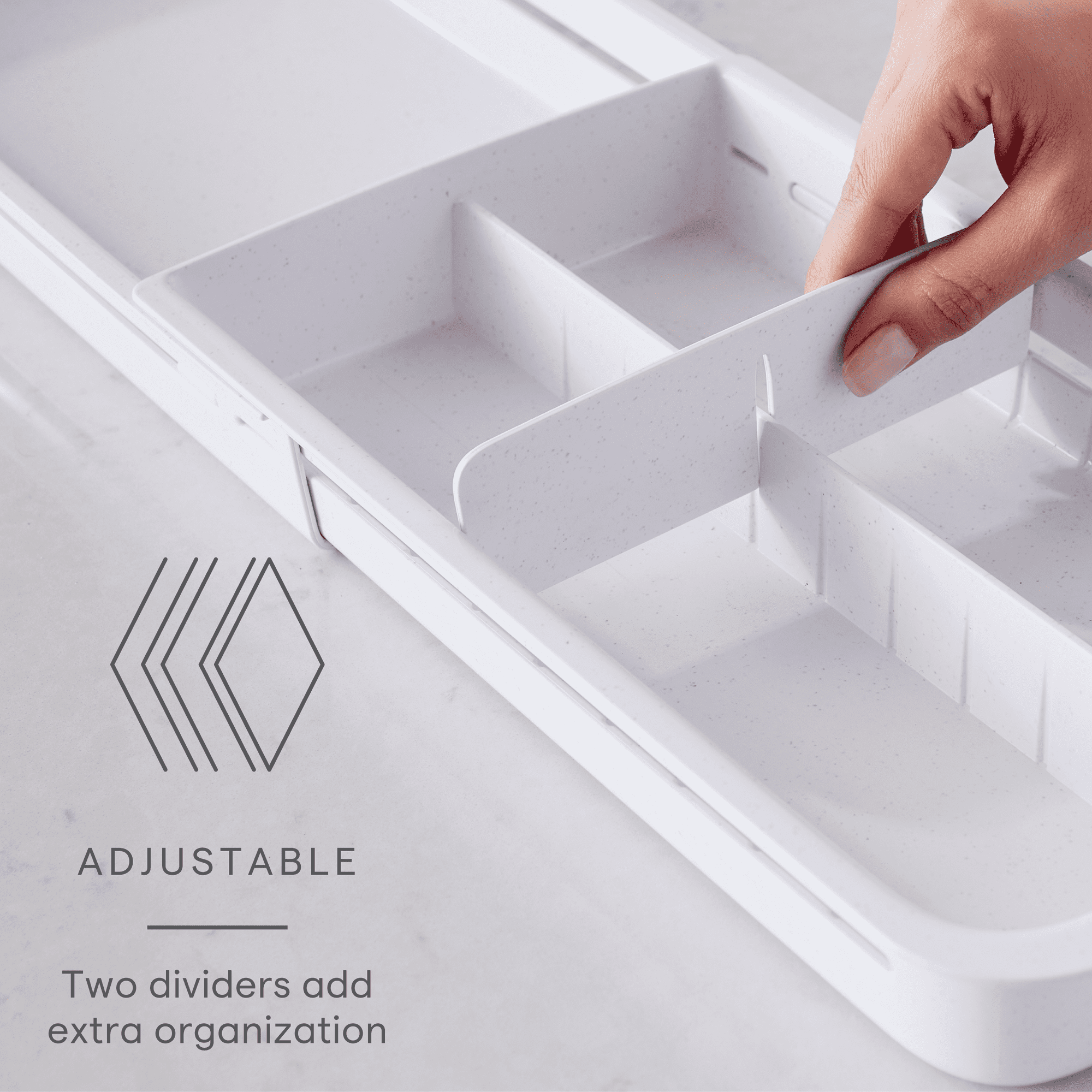 YouCopia DrawerFit Sliding Drawer Tray with Adjustable Dividers, Expandable Organizer