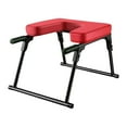 thumbnail image 1 of Silla multifuncional de la inversión de los cojines de la PU de la aptitud del entrenamiento del banco del soporte de cabeza de la yoga rojo sin estera, 1 of 8
