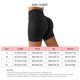 thumbnail image 5 of Pantalones cortos de yoga de cintura alta para mujer, pantalones cortos atléticos sin costuras con control de barriga para gimnasio en casa, entrenamiento para correr, negro M, 5 of 5
