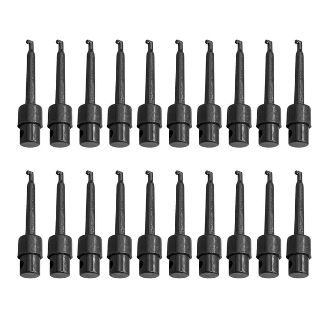 Almencla 20Pcs Fishing Lure Display Clips Accessories Compact Sturdy Alloy for Fly Tying