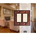 thumbnail image 5 of Monarch Pure Copper Hammered Double Rocker Wall Plate / Switch Plate, 5 of 5