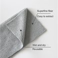 thumbnail image 2 of Dishcloth Removable Wipes 20 Pack Reusable Microfiber Cleaning Cloths Kitchen(grey), 2 of 5