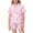 R216-Pink, variant on RMGVDSD Girls' Clothing Sets Girls Summer Sleepwear Short Sleeve Button Down Shirt Top With Shorts Pajamas Two Piece Outfit Printed Comfy Nightwear 2-3 Years