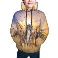 thumbnail image 5 of Kll Unisex Kids Boys Girls Hooded Pocket Pullover Hoodies-Wildlife Protection, 5 of 9