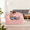 Pink, variant on COZONY 2-in-1 Kids Couch, Convertible Toddler Sofa to Lounger, Fold-Out Foam Chair with Soft Sherpa