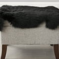 thumbnail image 3 of Genuine Sheepskin Rug Extra Soft Natural Pelt Black , Single Pelt 2' x 3', 3 of 4