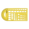 thumbnail image 1 of Traceease Geometric Drafting Combination Template Drawing Stencil, Designing Template Measuring Ruler, 1 of 6