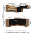 thumbnail image 3 of Cocina Integral Completa Modular Madesa Glamy 349cm MN 02, 3 of 5