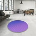 thumbnail image 4 of Ahgly Company Machine Washable Indoor Rectangle Transitional ly Purple Area Rugs, 4' x 6', 4 of 7