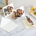thumbnail image 4 of 6 pcs Diamond Art Painted Greeting Card, Christmas Cow Mouse 5D DIY Special Shape Diamond Card Creative Gift, Christmas Thanksgiving Greeting Card Congratulation, 4 of 8