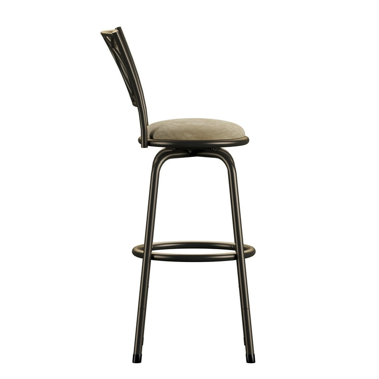 Weston Home Aidan Scroll Back Adjustable Height Stool Set of 3 Walmart