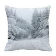 thumbnail image 1 of Funda de almohada ABPHQTO Magic Christmas Snowy Fir Trees 45x45 cm, 1 of 1