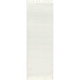 thumbnail image 2 of nuLOOM Kerry Textured Geometric Tasseled Area Rug, 2' 8" x 8', Ivory, 2 of 9
