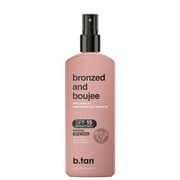 Pack Of 2 b.tan Bronzed and Boujee SPF 15 Bronzing Spray Lotion - 8.45 oz (Packaging May Vary)