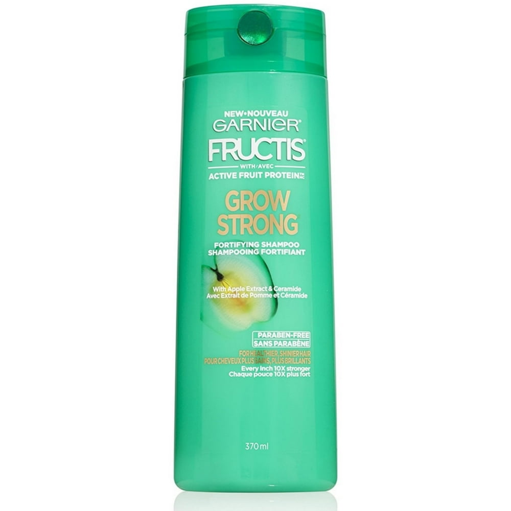 2 Pack Garnier Hair Care Fructis Grow Strong Shampoo 12.5 OZ