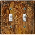 thumbnail image 2 of Metal Light Switch Plate Outlet Cover Tree Bark Wallpaper WOD001, 2 of 14