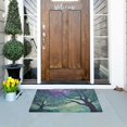 thumbnail image 5 of Yayeee Doormat for Indoor Entrance 32" x 20" Non Slippery Floor Rug, Moonlight Forest, 5 of 8