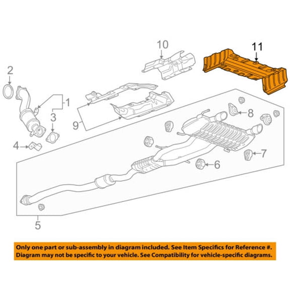 Cadillac GM OEM 13-18 ATS 2.0L-L4 Exhaust-Heat Shield 23140791