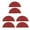 Red, variant on 3Pair Skid Resistant Shoe Grip Adhesive Shoe Cushion for Adult Kid Elderly Shoe Protective Cushion For Sneakers Trainers