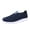 Dark Blue, variant on Men's Walking Shoes Casual Knit Mesh L𝗈afers Shoes Lightweight Breathable Sneakers S𝗅ip On Hands Free Lacelass Shoes Daliy Casual Outdoor Sport Shoes for Summer and Autumn