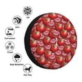 thumbnail image 4 of Easygdp tomato Wheel Cover,Spare Tire Cover,4-17in Spare Tire Cover Universal Fit for Trailer, Car, Truck, SUV, Jeep-14 inch, 4 of 6