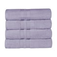 thumbnail image 2 of Superior Ultra Soft Cotton Solid 4-Piece Bath Towel Sets, Wisteria, 2 of 8