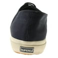 thumbnail image 2 of Superga 2750 Cotu Classic White Navy Canvas Lace Up Rounded Toe Tennis Sneaker, 2 of 5