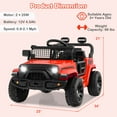 thumbnail image 3 of Costway 12V Kids Ride on Truck Car Battery Powered Electric Vehicle with Remote Control Red, 3 of 10