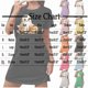 thumbnail image 3 of Camisón corto de talla grande para mujer, camisón de manga corta con estampado de pecho a la moda, camisón para mujer, 3 of 3