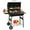 Style E Charcoal Grills, variant on Segmart 3-Burner Flat Top Gas Grill, 30,000 BTU Outdoor Griddle Station with Ceramic Coated Cast Iron Pan, Side Shelves & Spice Rack for BBQ, Backyard Cooking