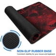 thumbnail image 6 of Experience Gaming with a Twist Scary Halloween Red Blood Spatter & Handprint Mouse Pad Extra Large Size, Stitched Edge, Non-Slip Rubber Perfect for Home or Office 31.5 X 11.8 Inches, 6 of 7