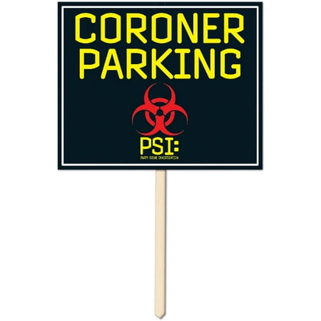 Coroner Parking Yard Sign (Pack of 6)