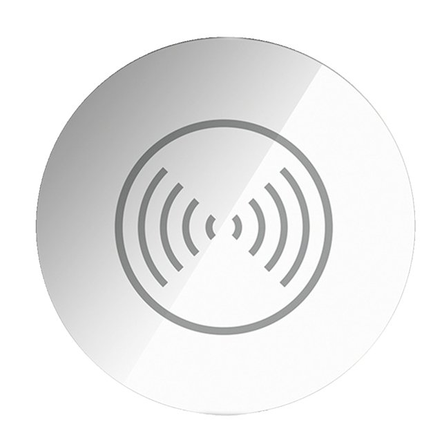 Reemplazo de escritorio del cargador inalámbrico Qi para iPhoneX / XS / XR Samsung S9 Dispositivo de carga de oficina de muebles integrados Inevent DZ6373-02B