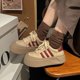 thumbnail image 1 of Zapatillas de entrenamiento alemanas retro para mujer, zapatos de plataforma con aumento de altura populares de otoño, zapatillas deportivas a juego, zapatillas casuales ligeras, 1 of 5