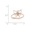 thumbnail image 3 of Solid 14k Rose Gold Polished Butterfly Ring - Size 8.5, 3 of 3