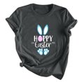 thumbnail image 1 of Ichuanyi Womens Swimsuits Clearance Women's Shirt Tees Funny Cute Short Sleeve T Shirt Funny Print Shirt Rabbit Print Tops Blouse Gift For Women Ichuanyi Ichuanyi, 1 of 7
