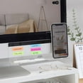 thumbnail image 2 of Sticky Notes Board Monitor Memo Sign Transparent Message Board with Slot Phone Stand Strong Adhesive Multifunction Stand, 2 of 19