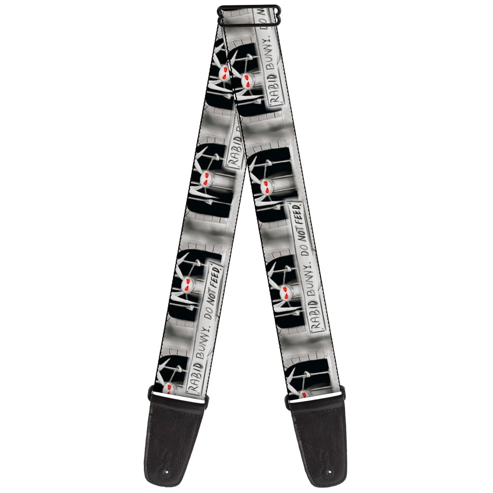 Buckle-Down Guitar Strap, Rabid Bunny, 2 Inches Wide