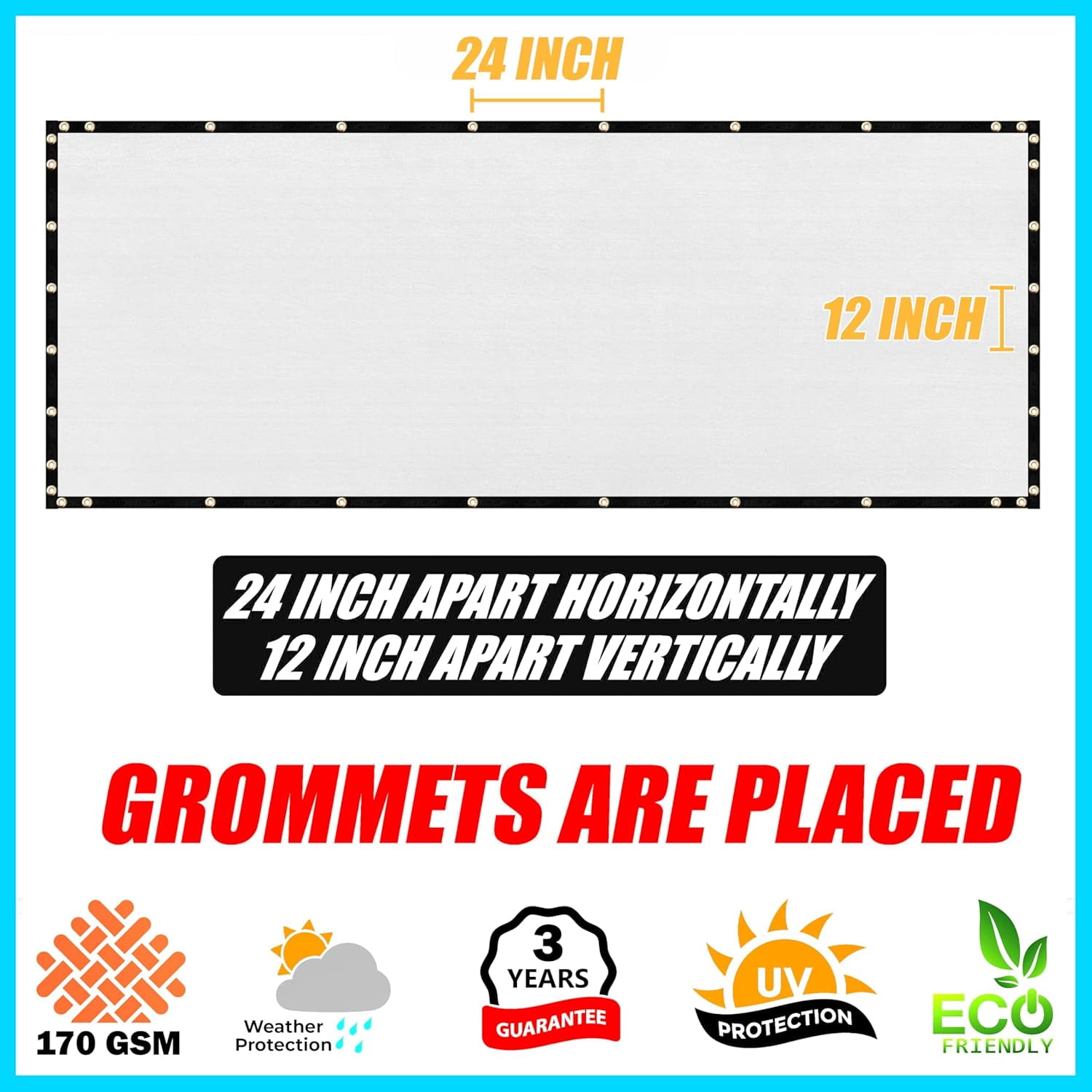 Windscreen4less 12' x 54' Shade Cloth 75% Wind Screen Sun Block Fabric Replacement for Outdoor Pergola Window Canopy Backyard Greenhouse, Brown : Windscreen4less Fence Privacy Screen 12\u0027 x 54\u0027 Heavy