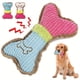 thumbnail image 1 of Juguete de huesos para perro masticables con chillador • 6,69x3,94 pulgadas • Peluche suave para gatos y perros • Juguete interactivo para mascotas • Alivia el aburrimiento, 1 of 6