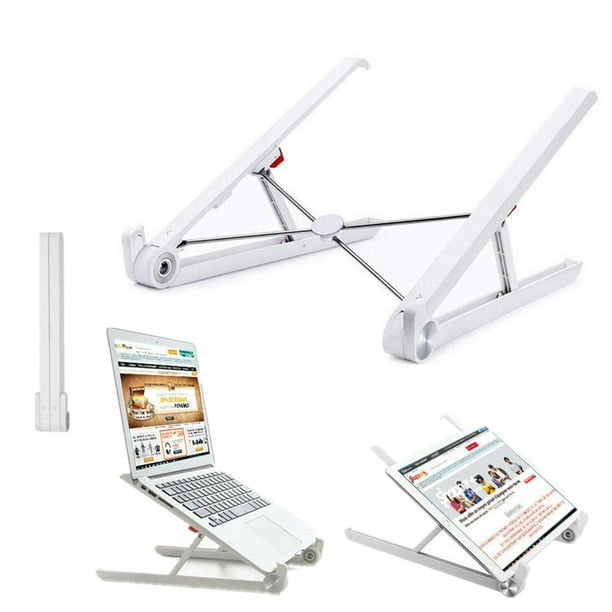 Support de Bureau Portable pour Ordinateur Portable 11-17 Pouces MacBook PC Tablette iPad, Support de Portable Pliable avec Sac de Rangement