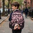 thumbnail image 4 of HELLHERO Capybara Cherry Blossom Design School Backpacks with Adjustable Padded Straps Large Capacity Zaino per ragazze, Ergonomic 17 Inch Kids Backpacks for Back to School Elementary School, 4 of 6