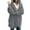Dark Gray, variant on gakvbuo Faux Fur Hooded Jacket For Women Winter Parka Coat For Women Thicken Sherpa Lined Warm Padded Outwear Fleece Lined Downs Puffer Long Sleeve Plus Size Jacket With Pocket