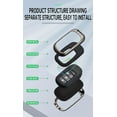 thumbnail image 5 of PU Leather 3/4/5 Button Key Fob Cover Fit for Honda Civic 2022 2023 2024 Accord HR-V Pilot CR-V Keyless Key Case with Keychain, 5 of 7