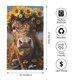 thumbnail image 2 of Balery Cute Cow Sunflower Crown A Toalla de Microfibra Premium con Estampado – 27.5x16 pulgadas, Alta Absorción, Suave y Aterciopelada, Secado Rápido, 2 of 6