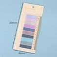 thumbnail image 2 of Clearance! Delayuji Sticky Note Index Marker Sticker Morandi Translucent Creative Notes Students Focus On Note Classification Notes N Times One Size Green, 2 of 4